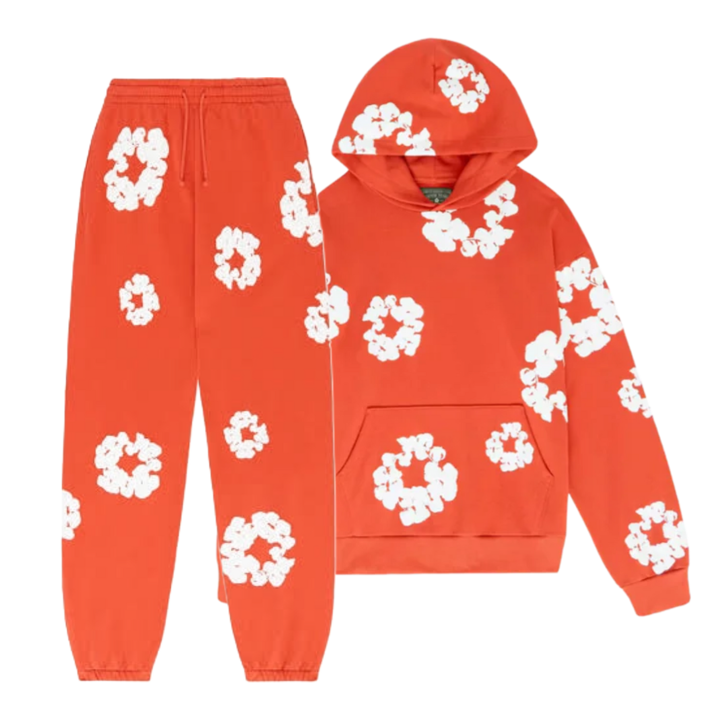 WASHED INDIGO SET “Orange”