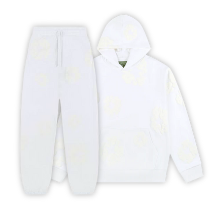 WASHED INDIGO SET “White”