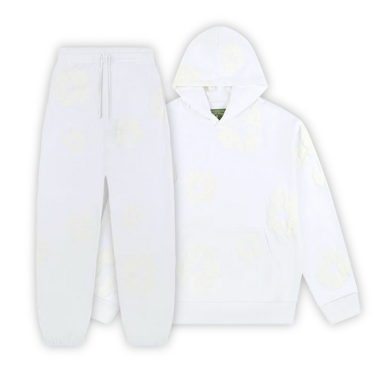WASHED INDIGO SET “White”