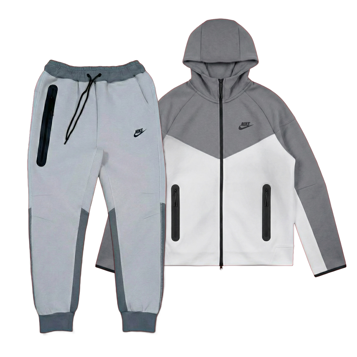 TECHNICAL JOGGER SET “Gray/White”