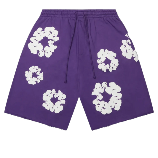COTTON WREATH SHORTS 'Deep Violet'