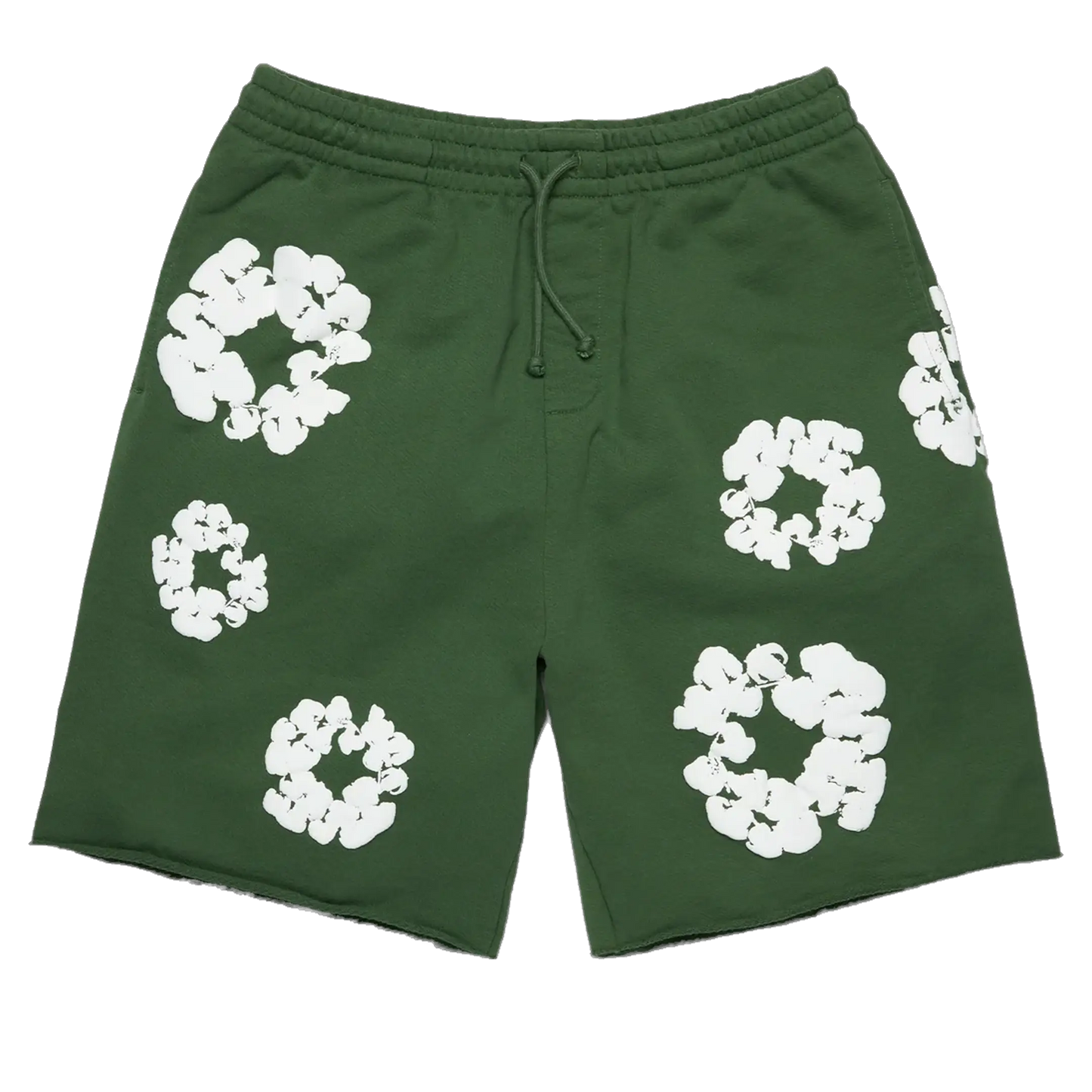 COTTON WREATH SHORTS 'Forest Green'