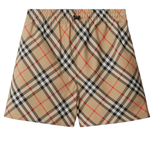 HERITAGE CHECK SHORTS 'Vintage Camel'