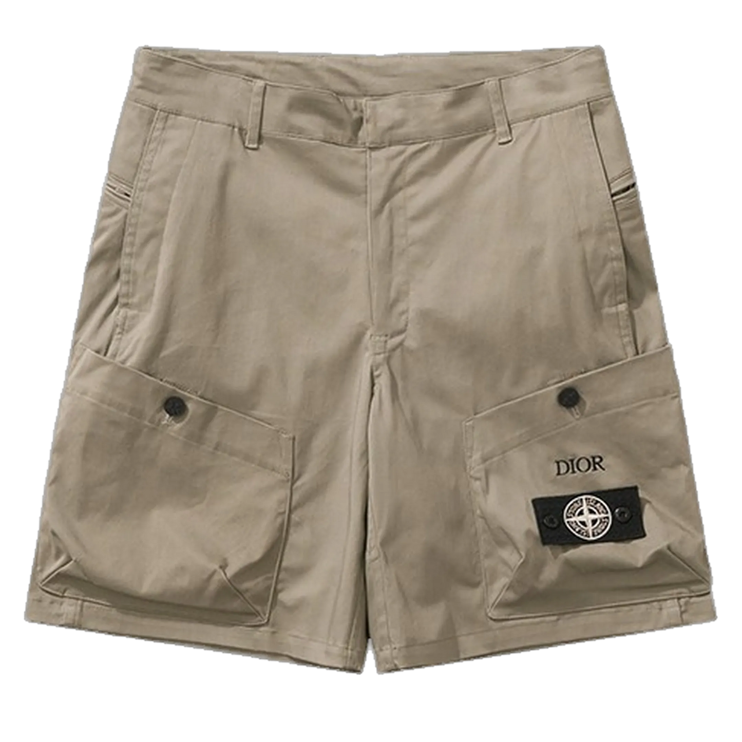 WOVEN JACQUARD SHORTS 'Stone'