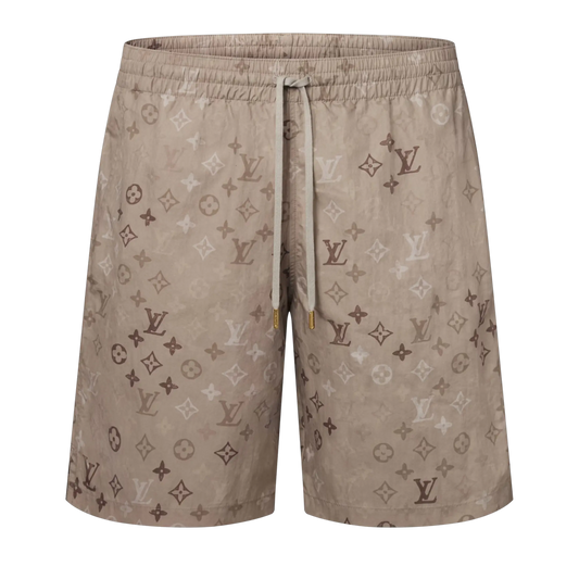 SIGNATURE MONOGRAM SHORTS 'Golden Bronze'