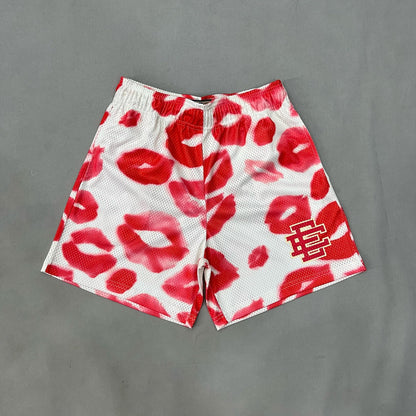 AURORA WASH SHORTS 'Kiss Print White'