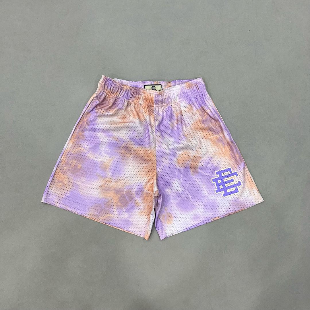AURORA WASH SHORTS 'Violet Check'