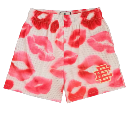 AURORA WASH SHORTS 'Kiss Print White'
