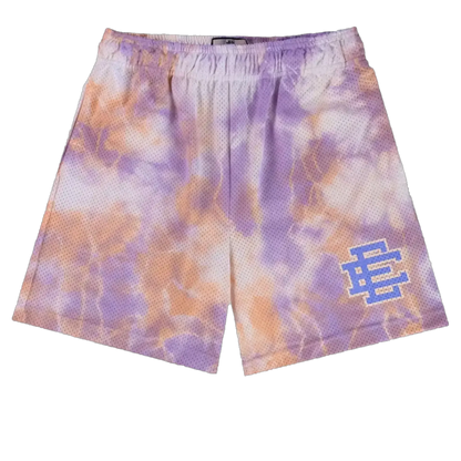 AURORA WASH SHORTS 'Violet Check'