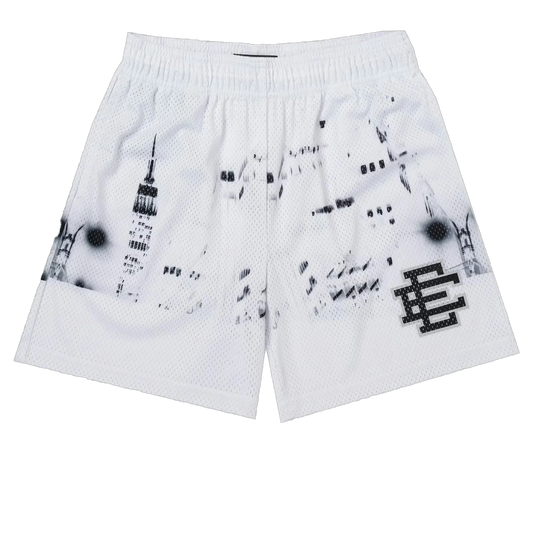 AURORA WASH SHORTS 'Skyline White'