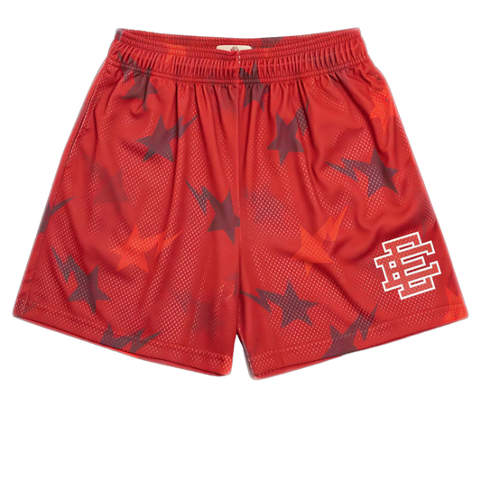 AURORA WASH SHORTS 'Blaze Red'