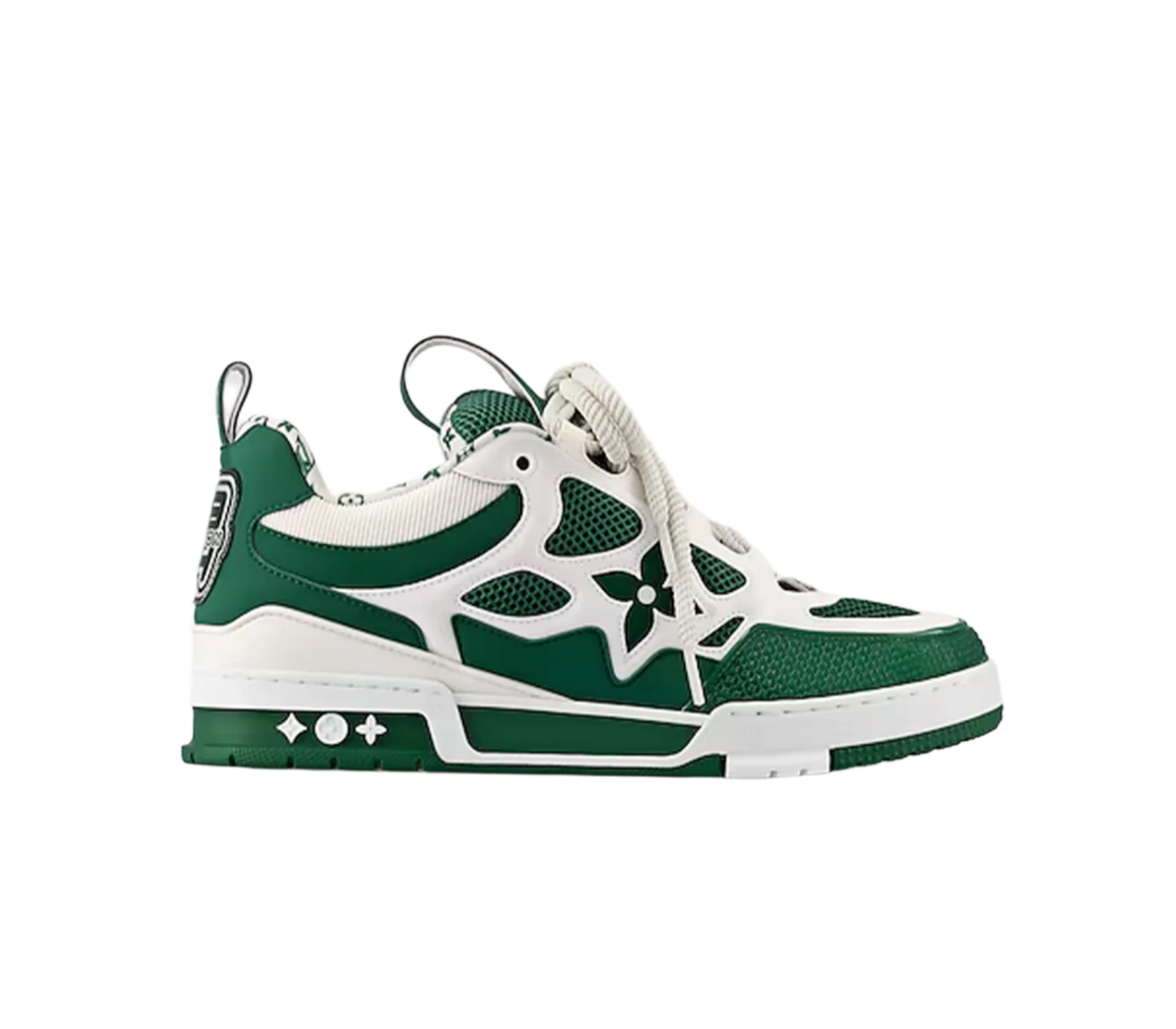 CHUNKY SKATE TRAINER “White Green”