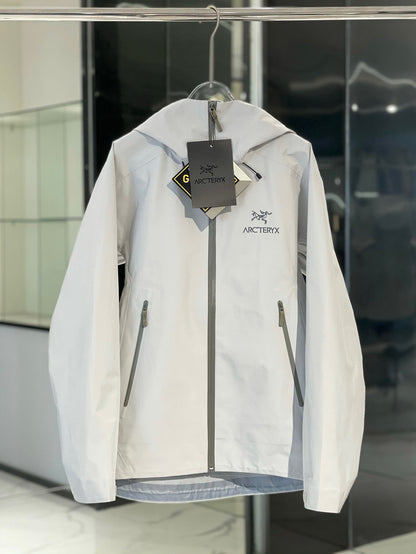 CLIMBERS WINDSHELL “White Grey”