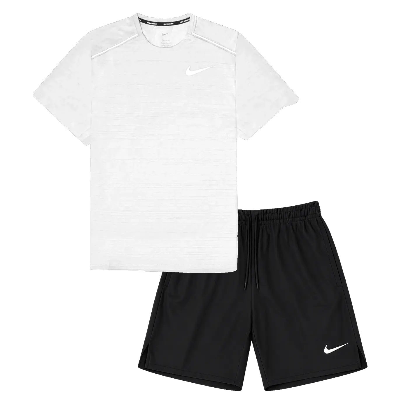 MILER TEE SET "White / Black"