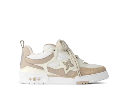 CHUNKY SKATE TRAINER “White Beige”