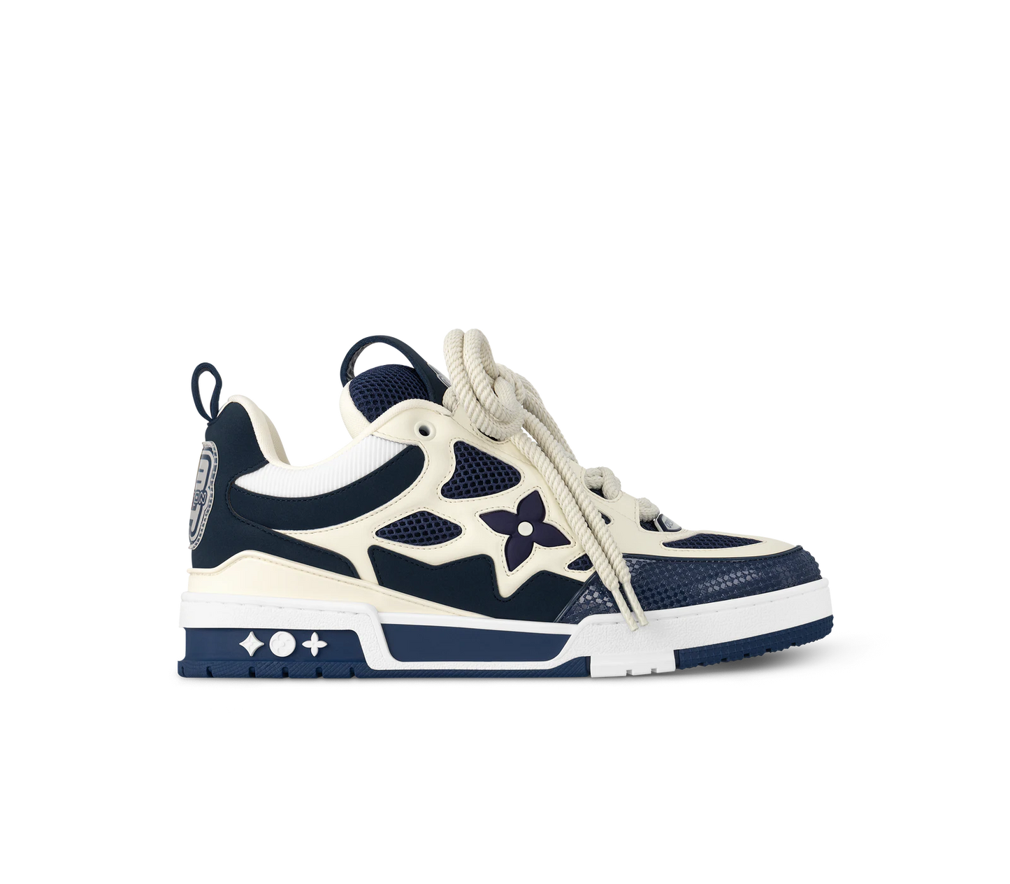 CHUNKY SKATE TRAINER “White Blue”