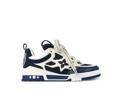 CHUNKY SKATE TRAINER “White Blue”