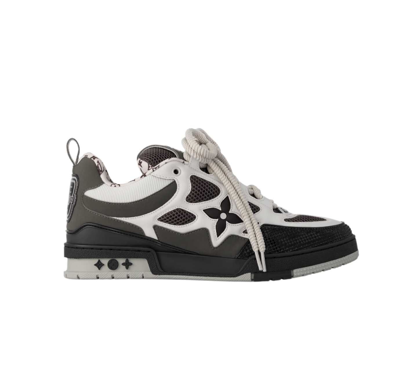 CHUNKY SKATE TRAINER “White Black”