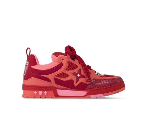 CHUNKY SKATE TRAINER “Fire Red”