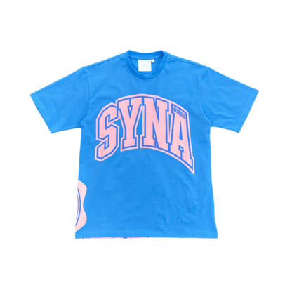 UTILITY GRAPHIC TEE “Pink Blue”