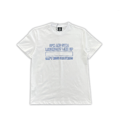 UTILITY GRAPHIC TEE “Can't Rush Greatness White”