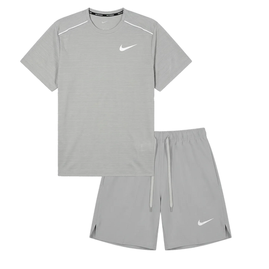 MILER TEE SET "Grey / Grey"