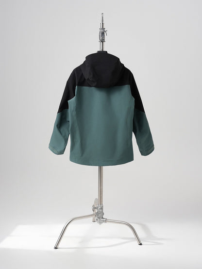 CLIMBERS WINDSHELL “Black Green”