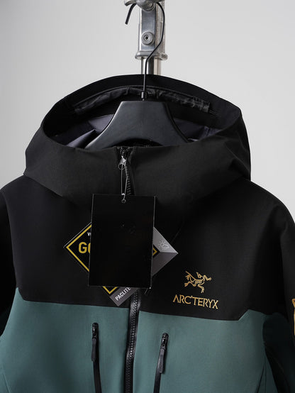 CLIMBERS WINDSHELL “Black Green”