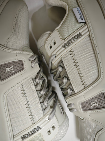 CHUNKY SKATE TRAINER “White Beige”