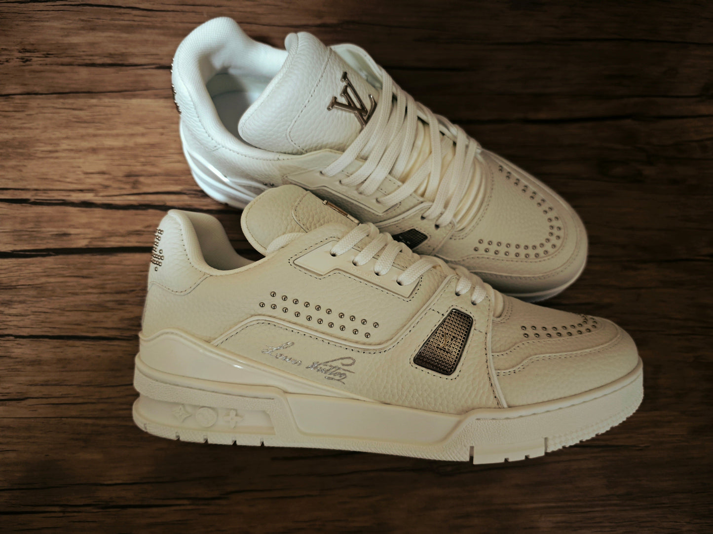 CHUNKY SKATE TRAINER “White Gray”