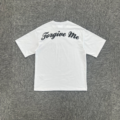 UTILITY GRAPHIC TEE “Forgive Me White”