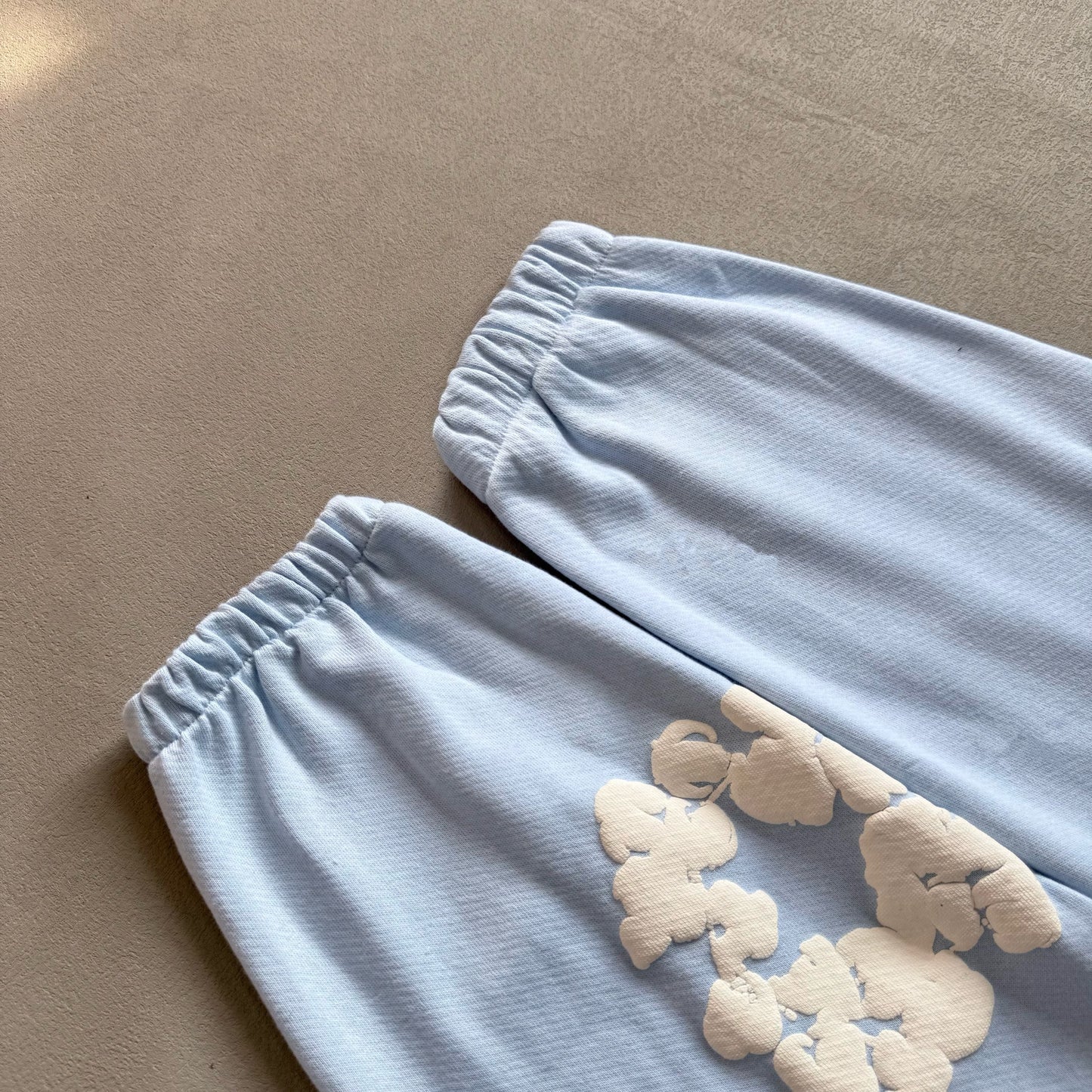 WASHED INDIGO SET “Powder Blue”