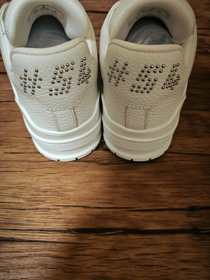 CHUNKY SKATE TRAINER “White Gray”