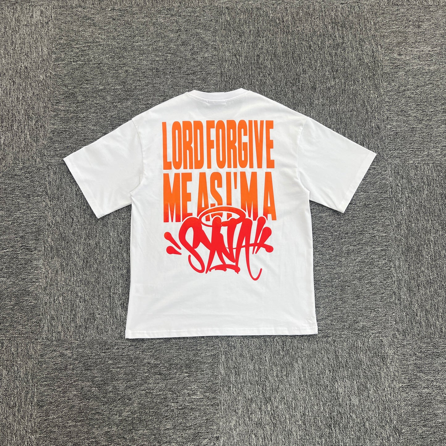 UTILITY GRAPHIC TEE “Fire White”