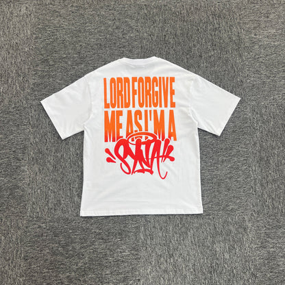 UTILITY GRAPHIC TEE “Fire White”