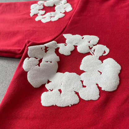 WASHED INDIGO SET “Red”