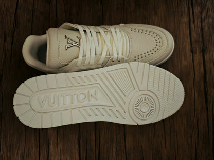 CHUNKY SKATE TRAINER “White Gray”