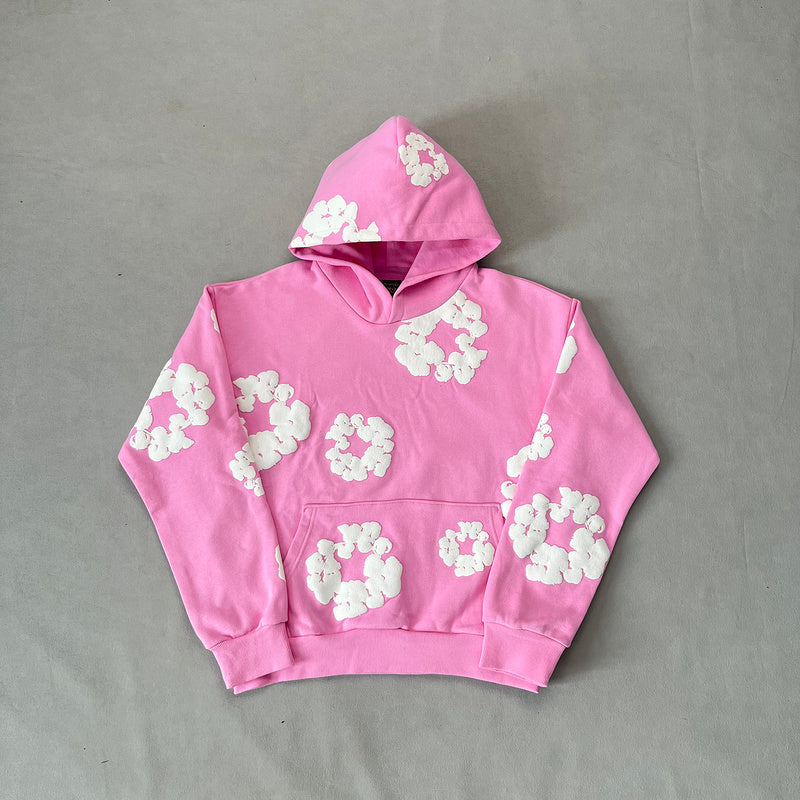WASHED INDIGO SET “Pink”