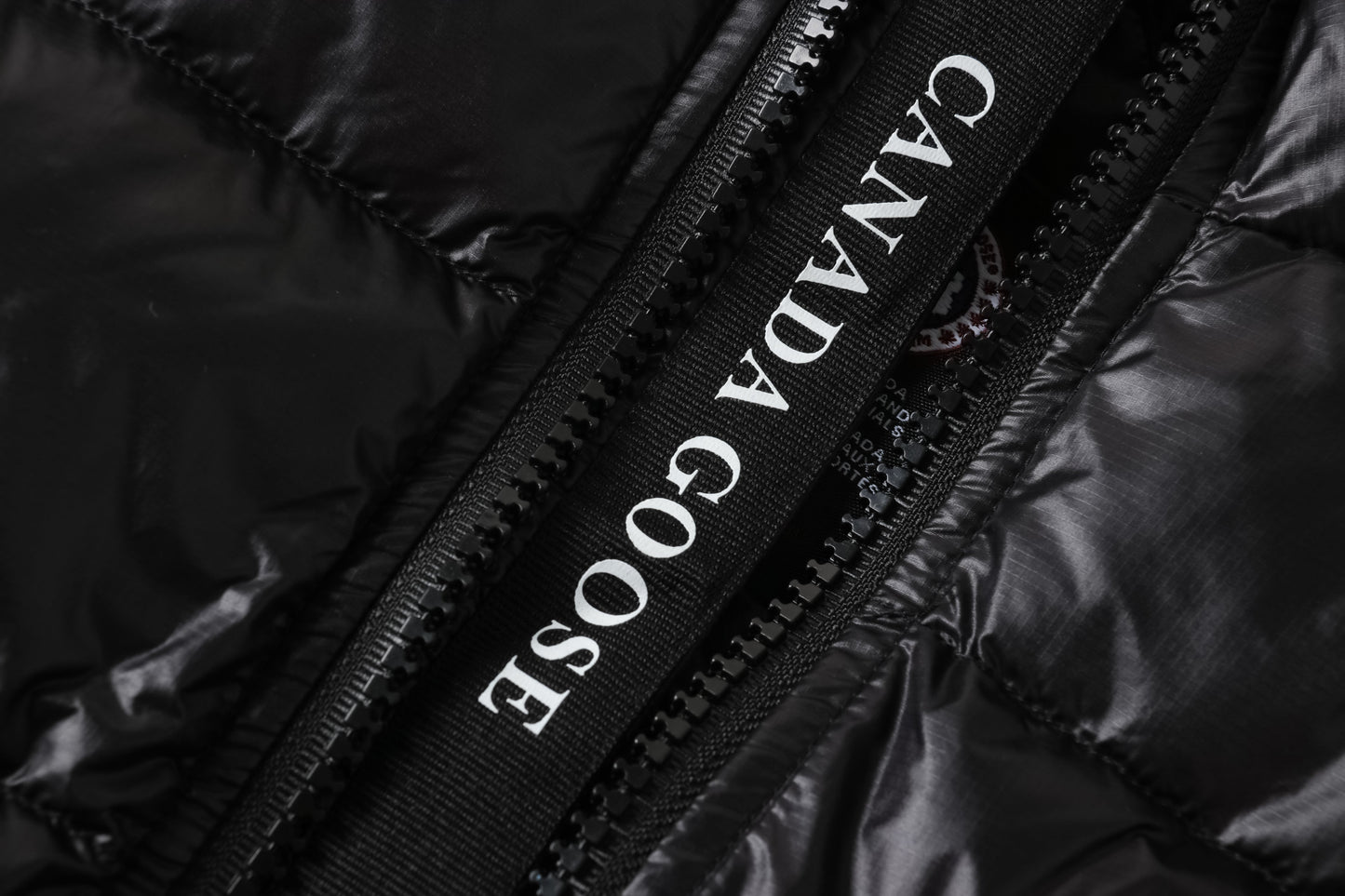 QUILTED DOWN VEST “Slate”