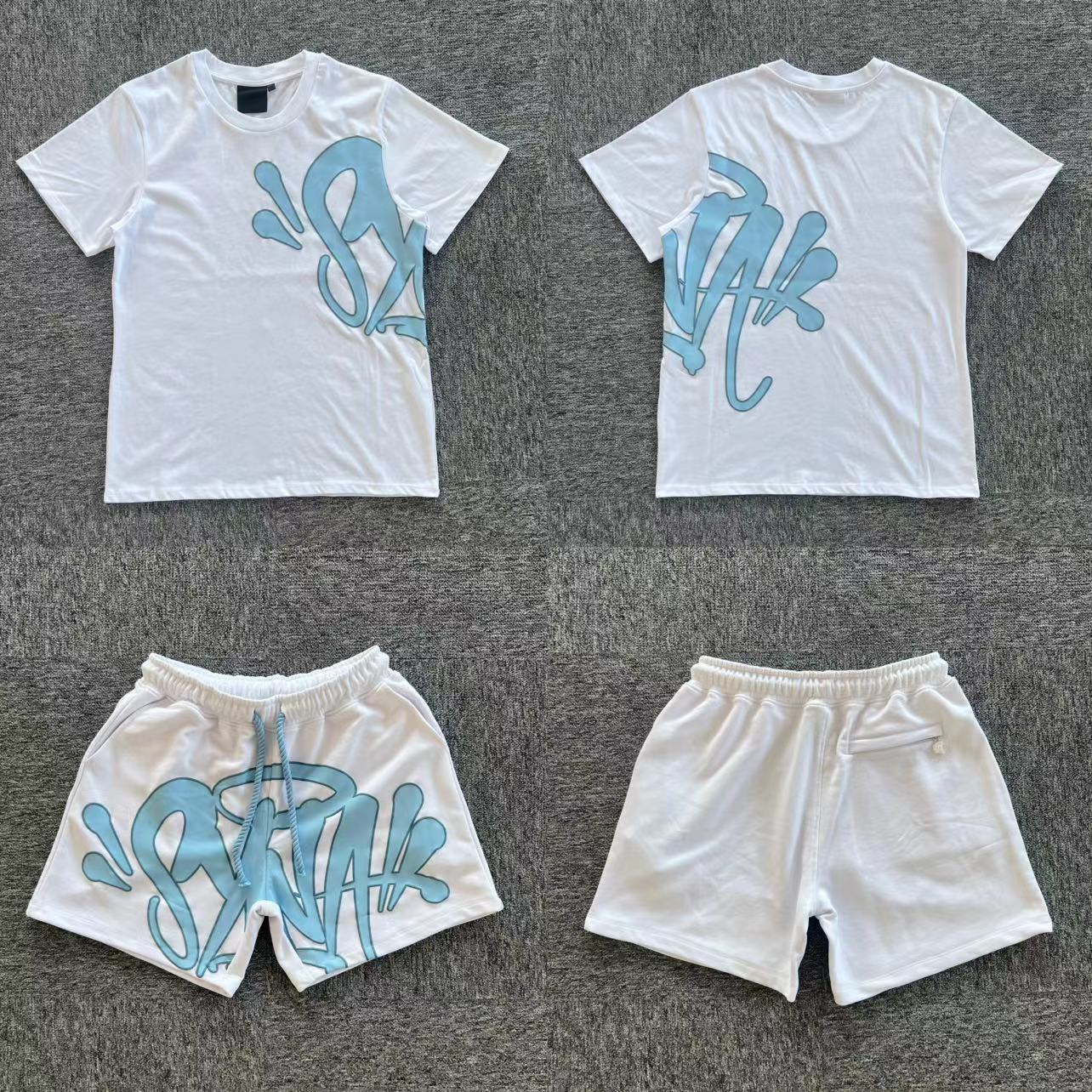 UTILITY SHORTS SET “Blue White”