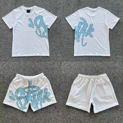 UTILITY SHORTS SET “Blue White”