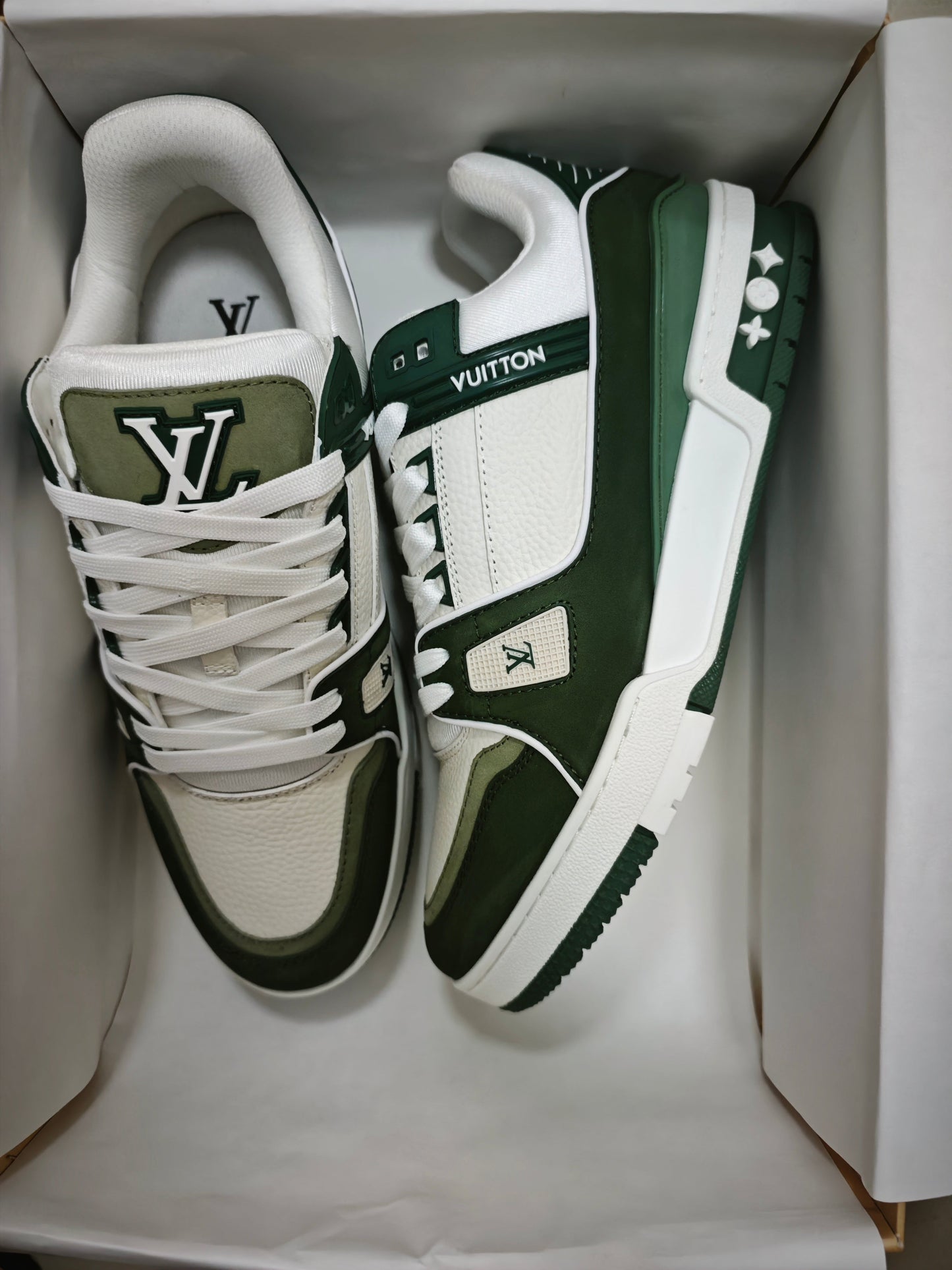 CHUNKY SKATE TRAINER “Military Green”