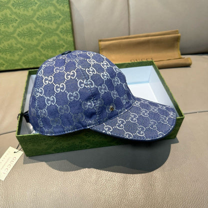 HERITAGE FIELD CAP “GG Canvas Blue & Grey”