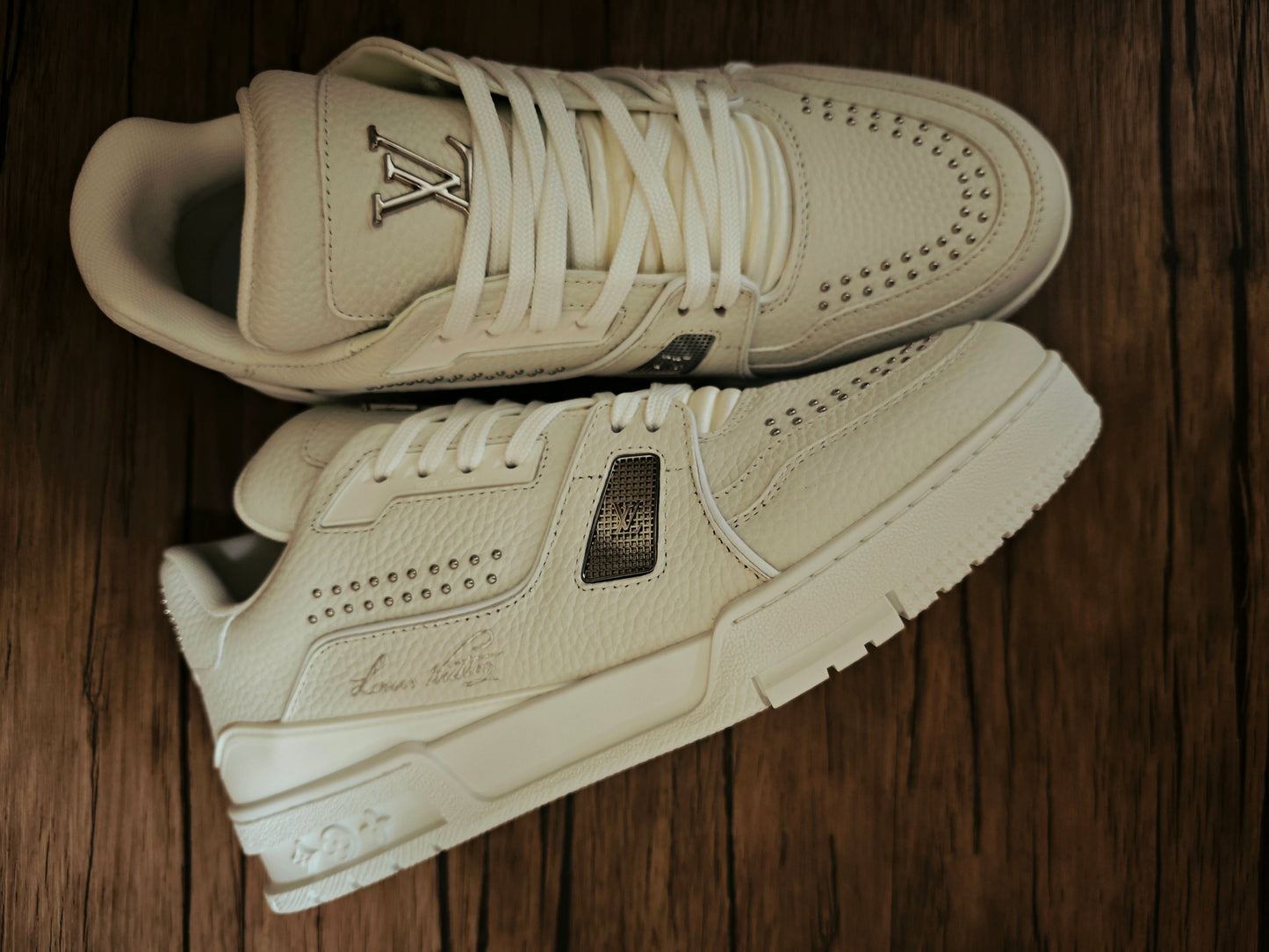CHUNKY SKATE TRAINER “White Gray”