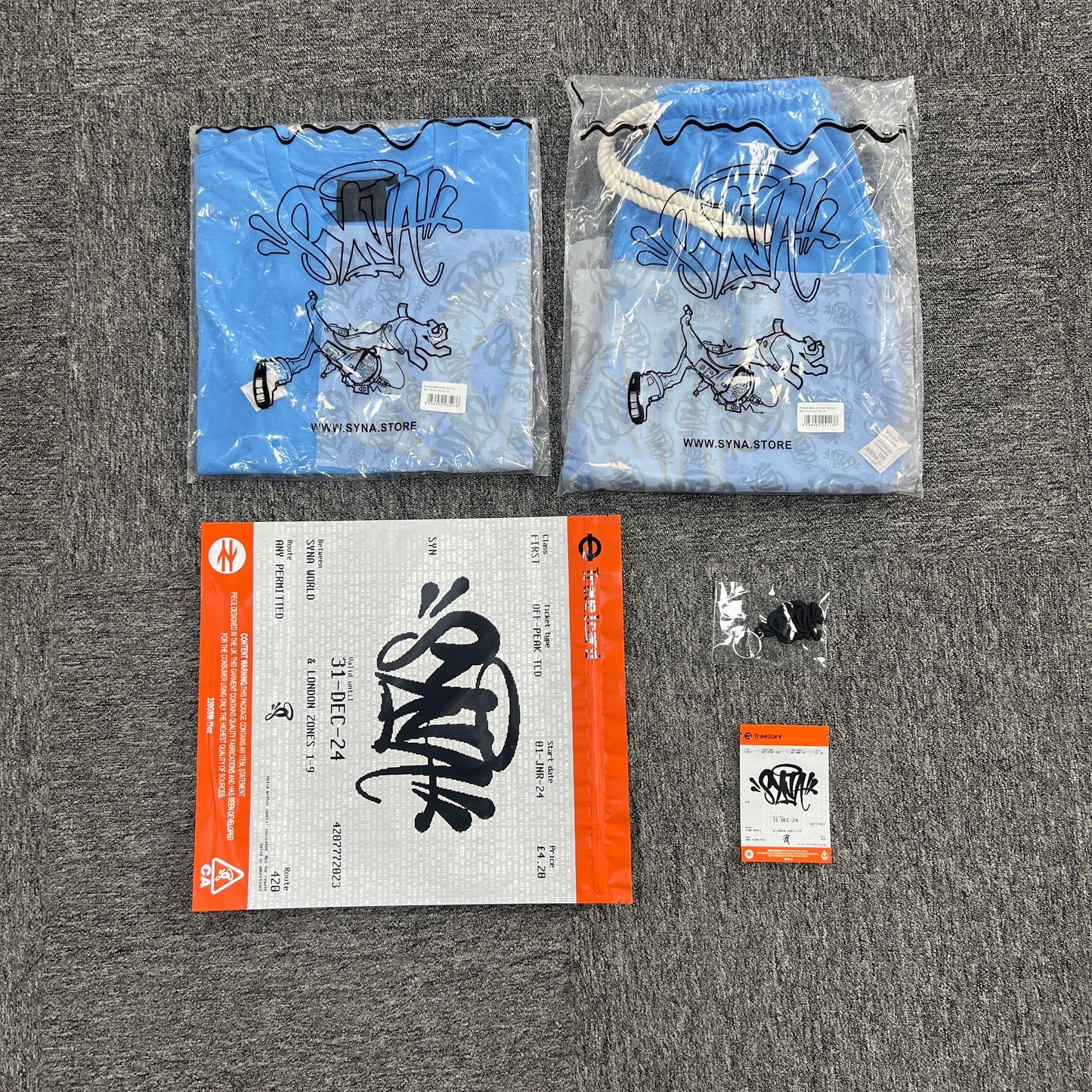 UTILITY SHORTS SET “Blue”