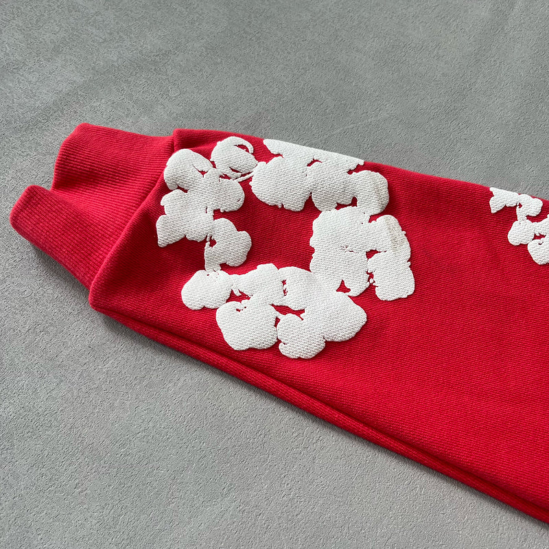 WASHED INDIGO SET “Red”