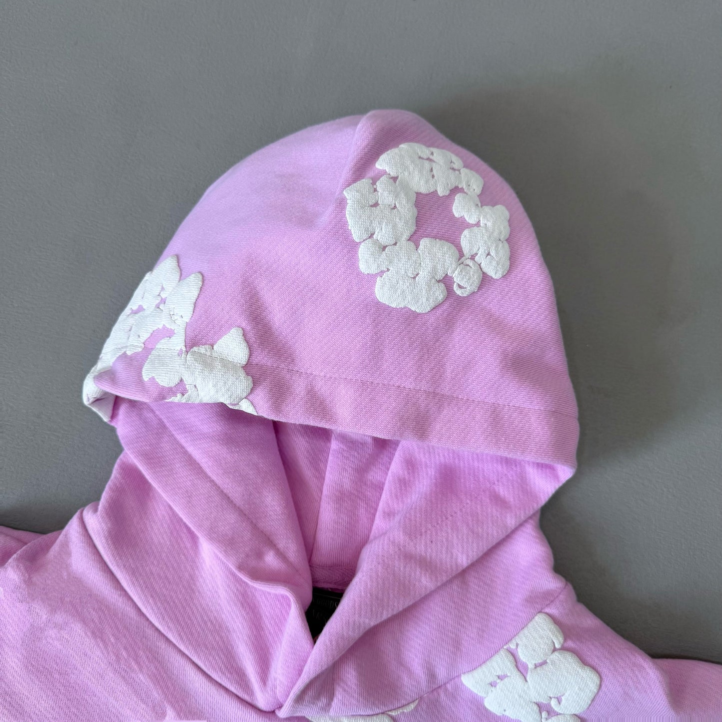 WASHED INDIGO SET “Powder Pink”