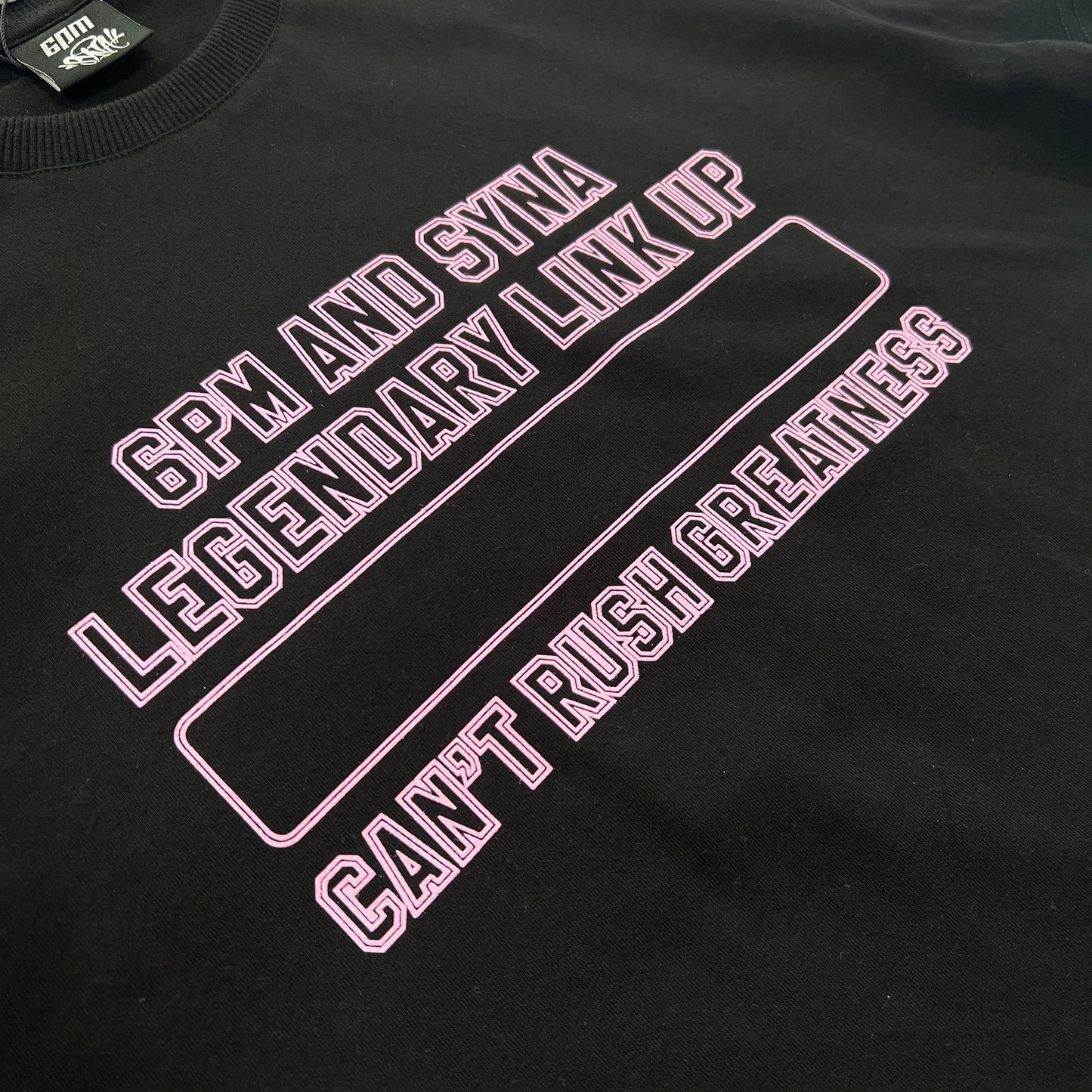 UTILITY GRAPHIC TEE “Can't Rush Greatness”