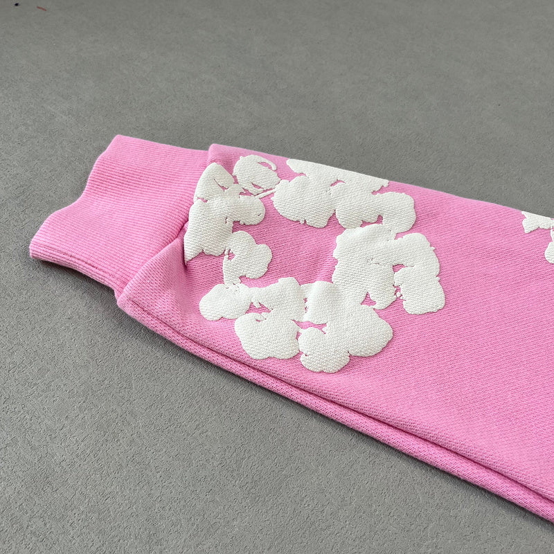 WASHED INDIGO SET “Pink”