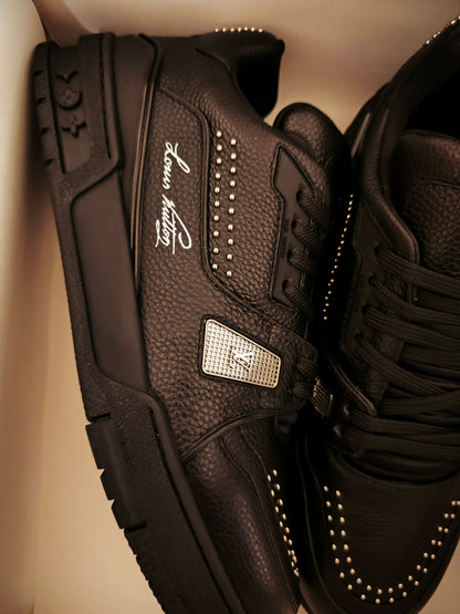 CHUNKY SKATE TRAINER “Black Diamond”